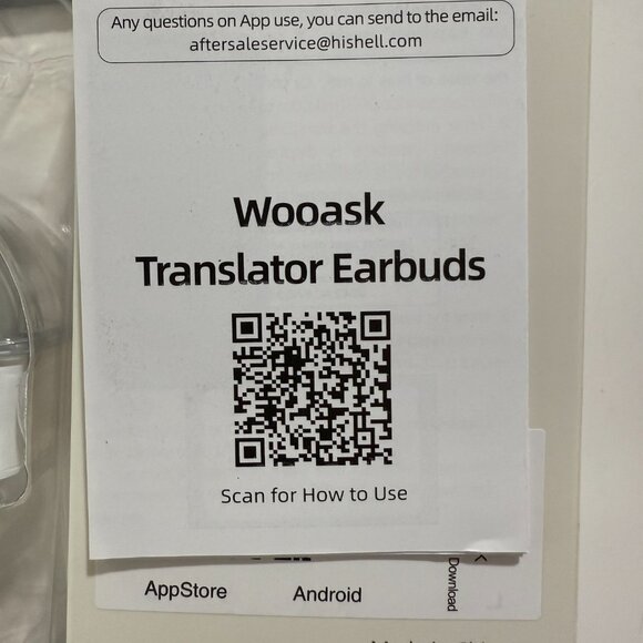 Wooask open sports headphones translator earbuds - Picture 3 of 5